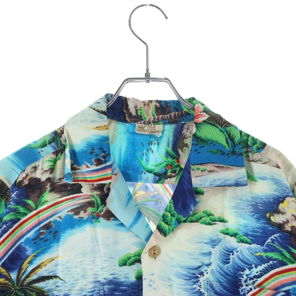 VINTAGE(ヴィンテージ) 50-60S VINTAGE PALI HAWAIIAN STYLE ヴィンテージ パリハワイアンスタイル アロハシャツ ブルー
