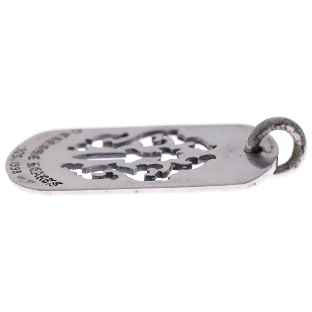 CHROME HEARTS(クロムハーツ) OLD D TAG LRG DAGGER ヴァインダガーカットアウトドッグタグ ラージ ペンダントトップ シルバー BCA240