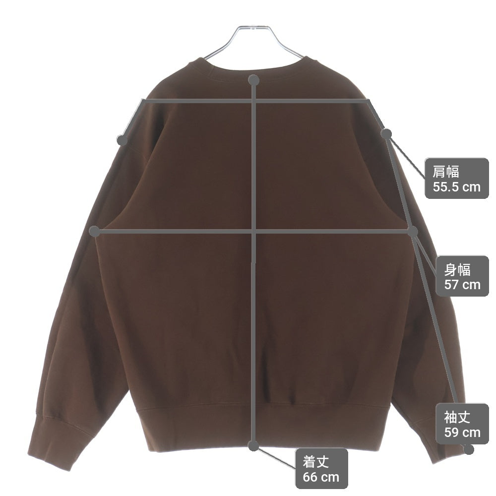 SUPREME(シュプリーム) 22AW Small Box Crewneck スモールボックスロゴ プルオーバークルーネックスウェットシャツ トレーナー ブラウン