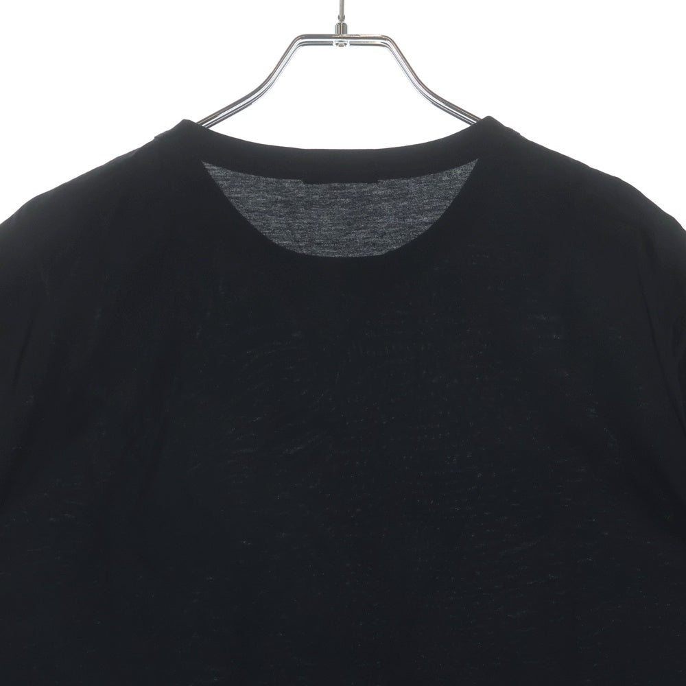 MONCLER(モンクレール) 18AW MAGLIA マグリア ロゴワッペン クルーネック半袖Tシャツ カットソー ブラック D20918032500