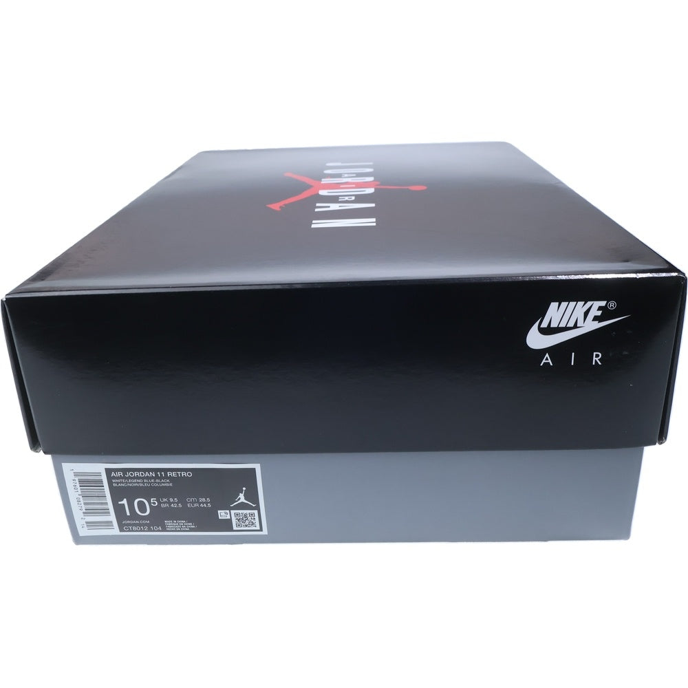 NIKE(ナイキ) AIR JORDAN 11 RETRO エアジョーダン11 レトロ ハイカットスニーカー ホワイト/ブルー US10.5/28.5cm CT8012-104