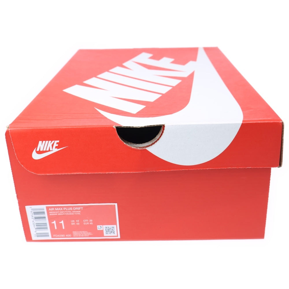 NIKE(ナイキ) AIR MAX PLUS DRIFT エアマックスプラスドリフト ローカットスニーカー ブルー US11/29cm FD4290-400