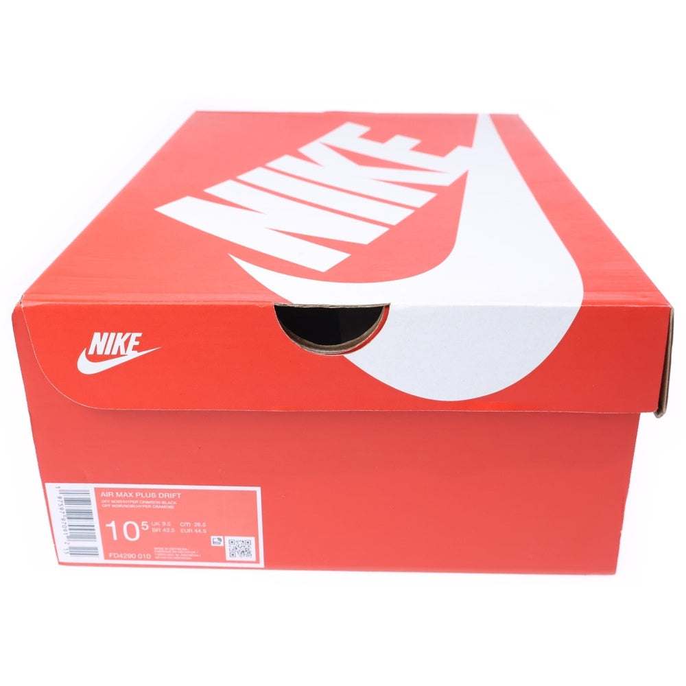 NIKE(ナイキ) AIR MAX PLUS DRIFT DRAGON RED エアマックスプラスドリフト ドラゴンレッド ローカットスニーカー ブラック/レッド US10.5/28.5cm FD4290-010