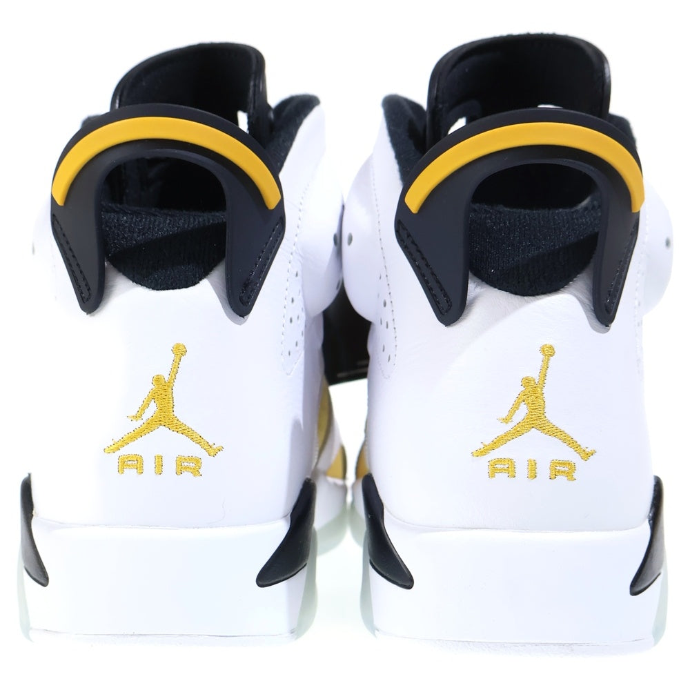 NIKE(ナイキ) AIR JORDAN 6 RETRO YELLOW OCHRE エアジョーダン6 イエローオークル ハイカットスニーカー ホワイト/イエロー US10.5/28.5cm CT8529-170