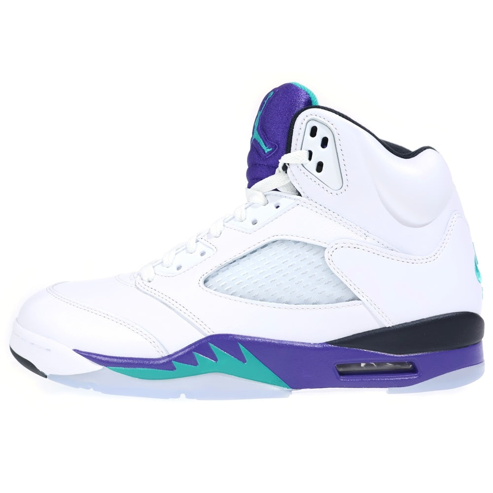 NIKE(ナイキ) AIR JORDAN 5 RETRO GRAPE エアジョーダン5 ハイカットスニーカー パープル/ホワイト US10.5/28.5cm HQ7978-100