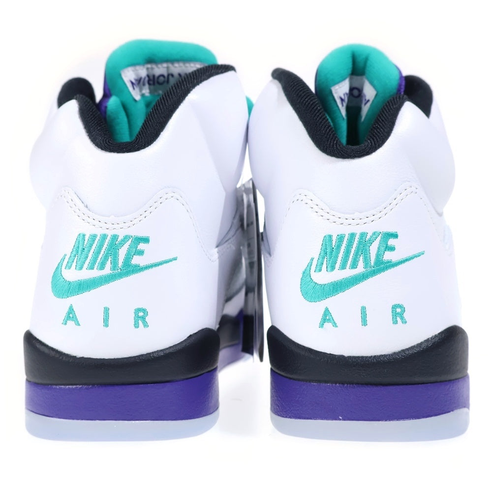 NIKE(ナイキ) AIR JORDAN 5 RETRO GRAPE エアジョーダン5 ハイカットスニーカー パープル/ホワイト US10.5/28.5cm HQ7978-100