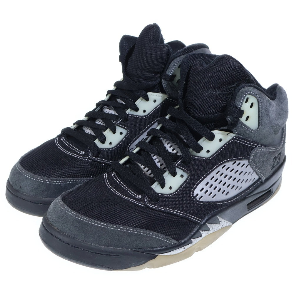 NIKE(ナイキ) AIR JORDAN 5 ANTHRACITE エアジョーダン5 アンスラサイト ハイカットスニーカー ブラック US10.5/28.5cm DB0731-001