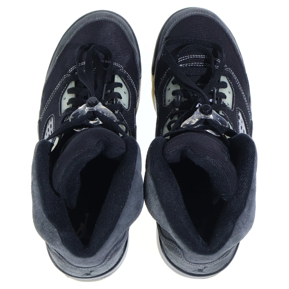 NIKE(ナイキ) AIR JORDAN 5 ANTHRACITE エアジョーダン5 アンスラサイト ハイカットスニーカー ブラック US10.5/28.5cm DB0731-001