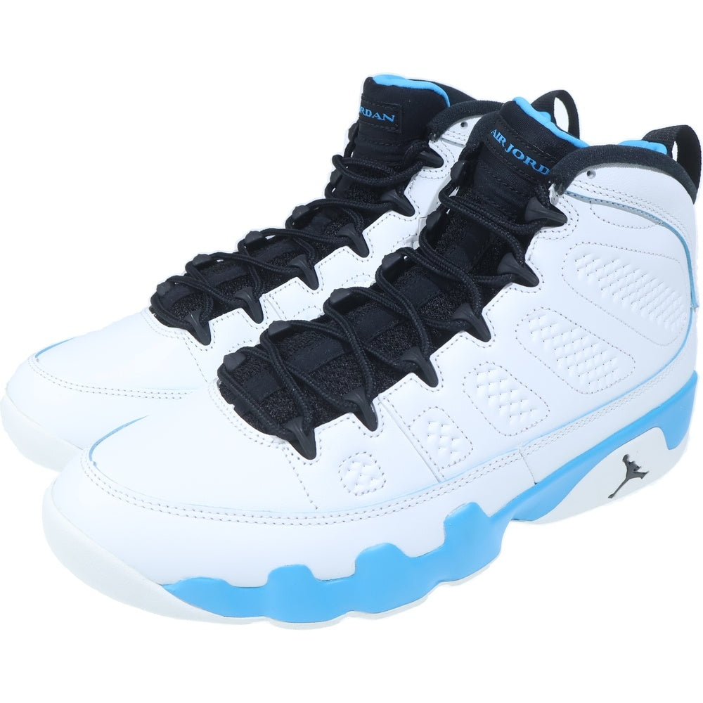 NIKE(ナイキ) AIR JORDAN 9 RETRO POWDER BLUE エアジョーダン9 レトロ パウダーブルー ハイカットスニーカー ホワイト/ブルー US10.5/28.5cm FQ8992-101