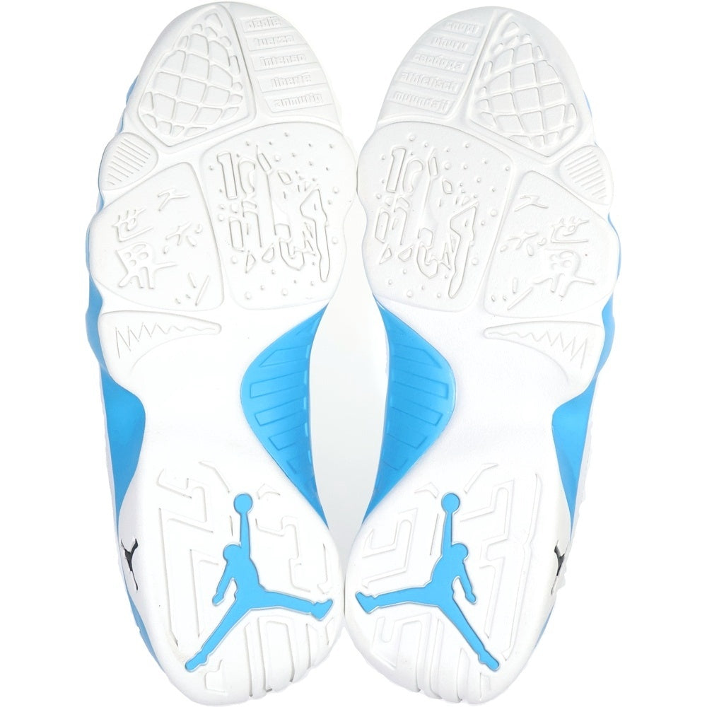 NIKE(ナイキ) AIR JORDAN 9 RETRO POWDER BLUE エアジョーダン9 レトロ パウダーブルー ハイカットスニーカー ホワイト/ブルー US10.5/28.5cm FQ8992-101