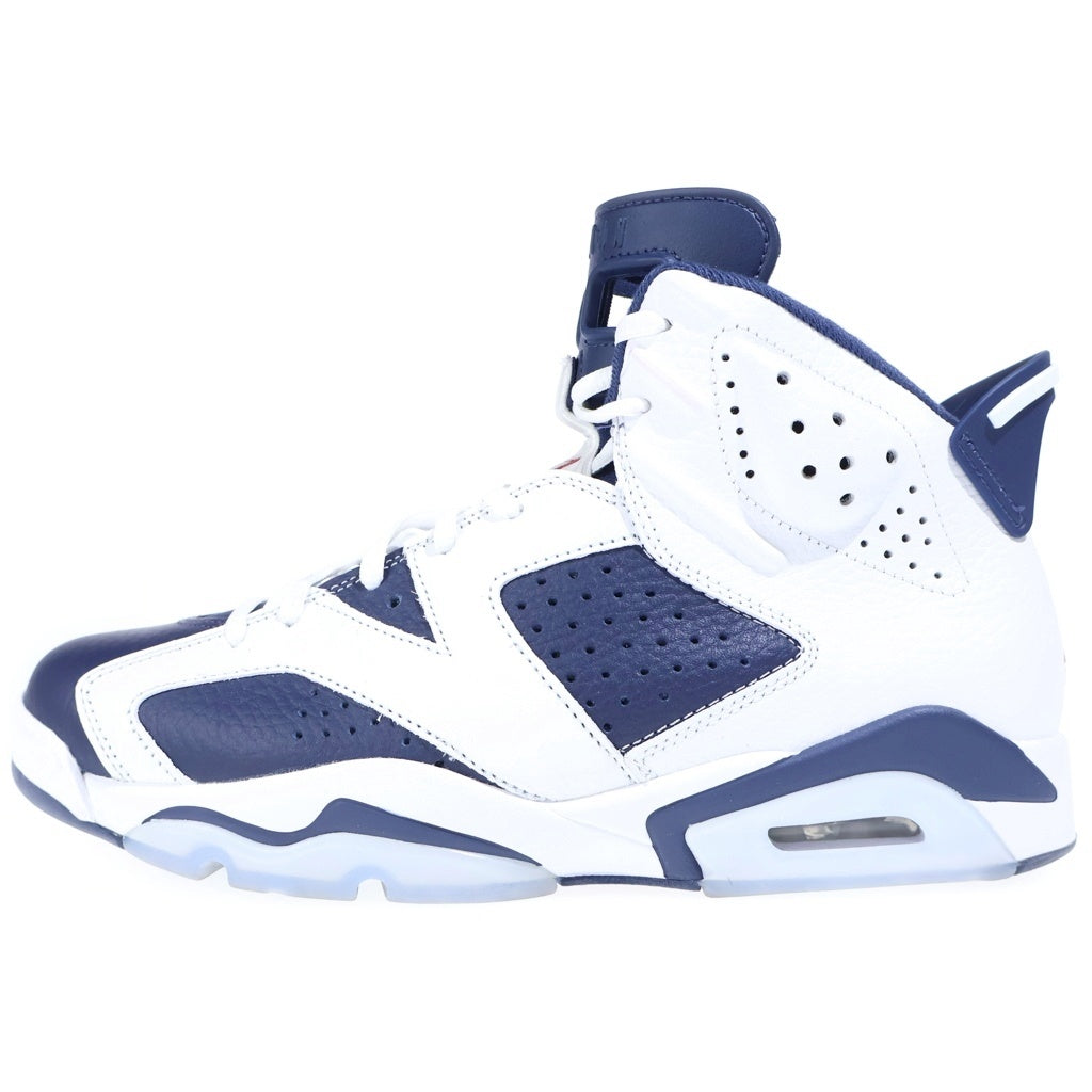 NIKE(ナイキ) AIR JORDAN 6 RETRO OLYMPIC エアジョーダン6 レトロ オリンピック ハイカットスニーカー ホワイト/ネイビー US10.5/28.5cm CT8529-164