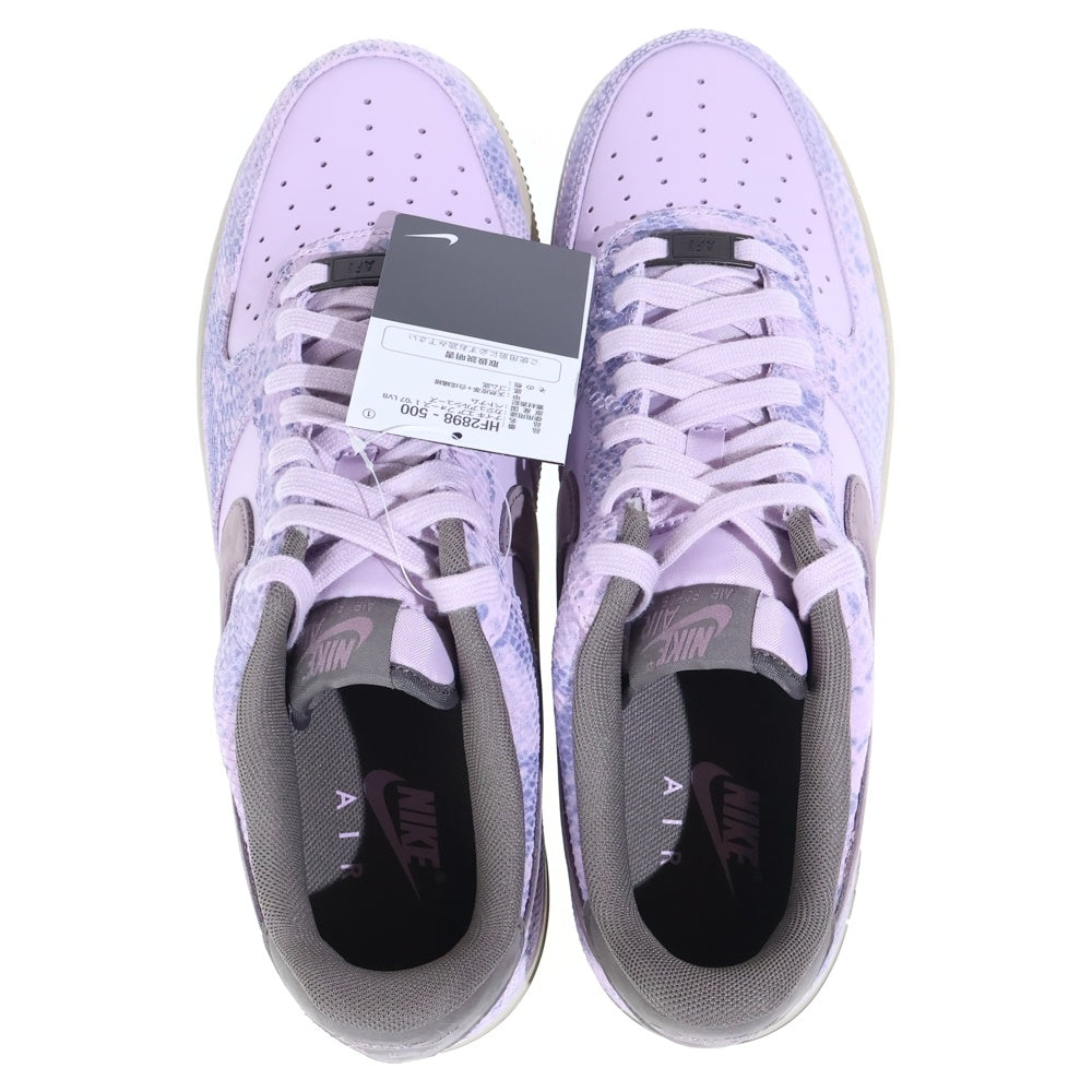 NIKE(ナイキ) AIR FORCE 1 LOW PURPLE SNAKE エアフォース 1 スネーク ローカットスニーカー パープル US10/28cm HF2898-500