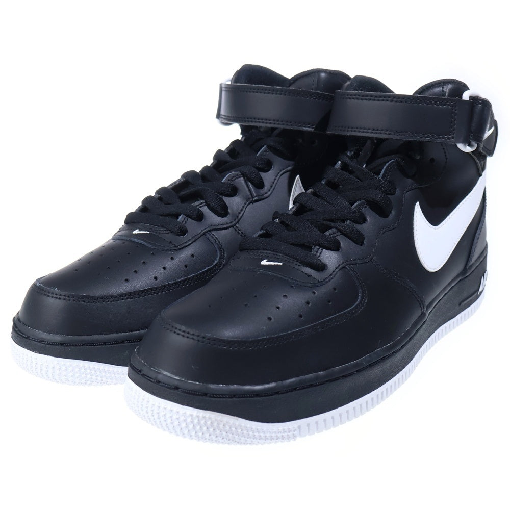 NIKE(ナイキ) AIR FORCE 1 MID 07 エアフォース1 ミッドカットスニーカー ブラック/ホワイト US11/29cm DV0806-001