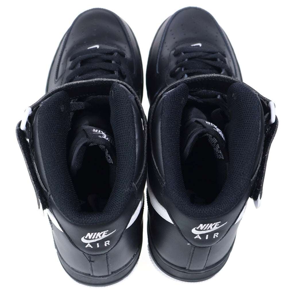 NIKE(ナイキ) AIR FORCE 1 MID 07 エアフォース1 ミッドカットスニーカー ブラック/ホワイト US11/29cm DV0806-001