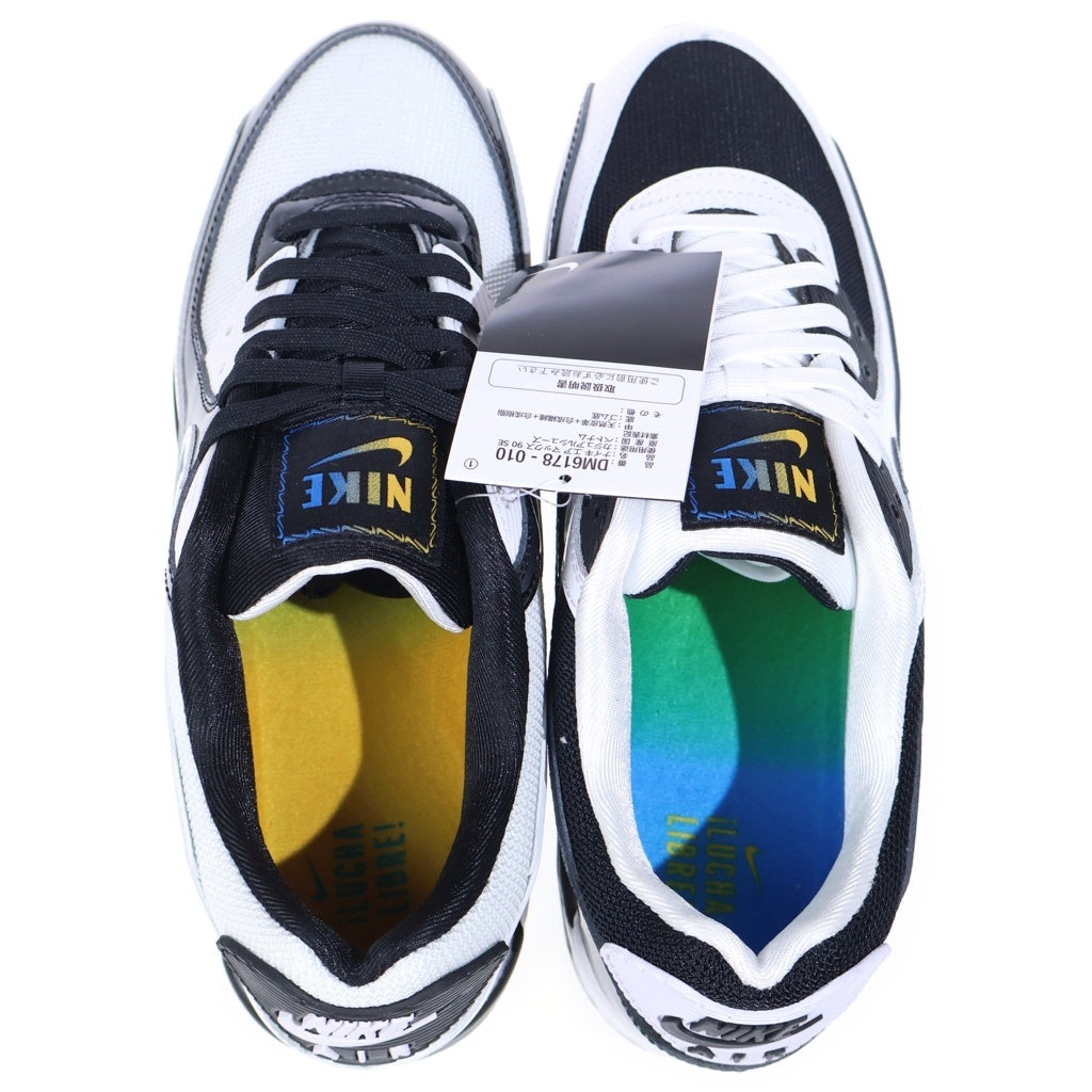 NIKE(ナイキ) AIR MAX 90 SE LUCHA LIBRE エアマックス90 ルチャリブレ ローカットスニーカー ホワイト/ブラック US10.5/28.5cm DM6178-010