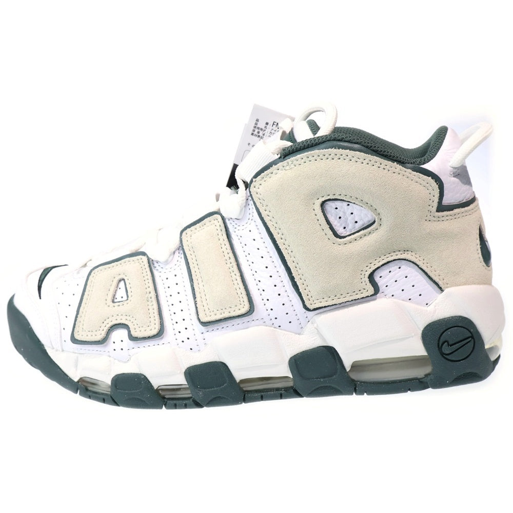 NIKE(ナイキ) AIR MORE UPTEMPO 96 VINTAGE GREEN エアモアアップテンポ96 ヴィンテージグリーン ハイカットスニーカー ホワイト US10.5/28.5cm FN6249-100
