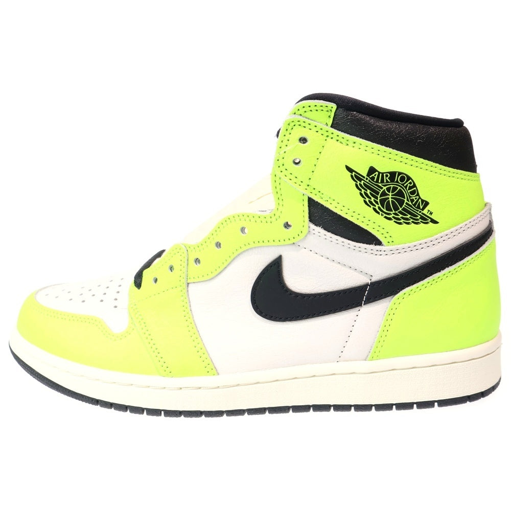 NIKE(ナイキ) AIR JORDAN 1 RETRO HIGH OG VOLT VISIONAIRE エアジョーダン1 レトロ ボルト ヴィジョネア ハイカットスニーカー イエロー/ホワイト US10.5/28.5cm 555088-702