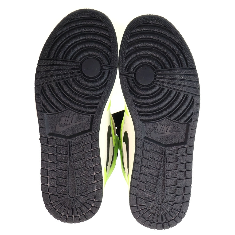 NIKE(ナイキ) AIR JORDAN 1 RETRO HIGH OG VOLT VISIONAIRE エアジョーダン1 レトロ ボルト ヴィジョネア ハイカットスニーカー イエロー/ホワイト US10.5/28.5cm 555088-702