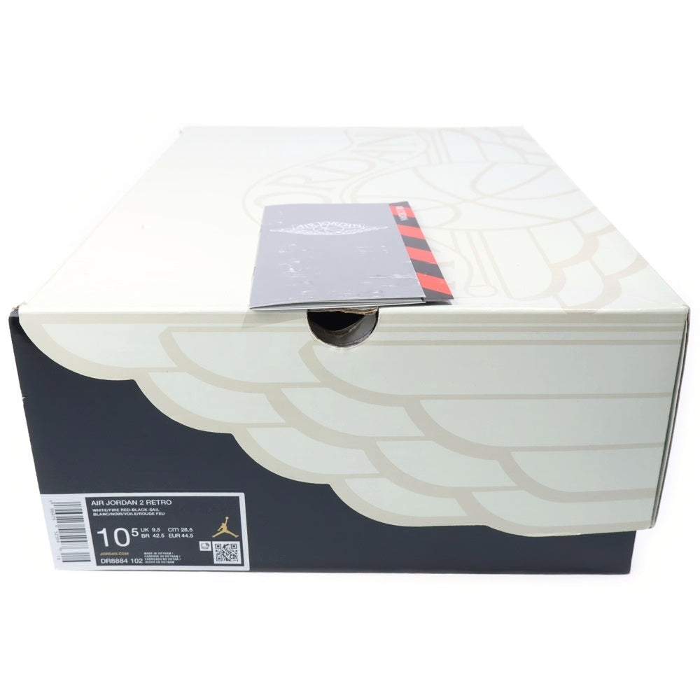NIKE(ナイキ) AIR JORDAN 2 RETRO PYTHON エアジョーダン2 レトロ パイソン ハイカットスニーカー ホワイト US10.5/28.5cm DR8884-102