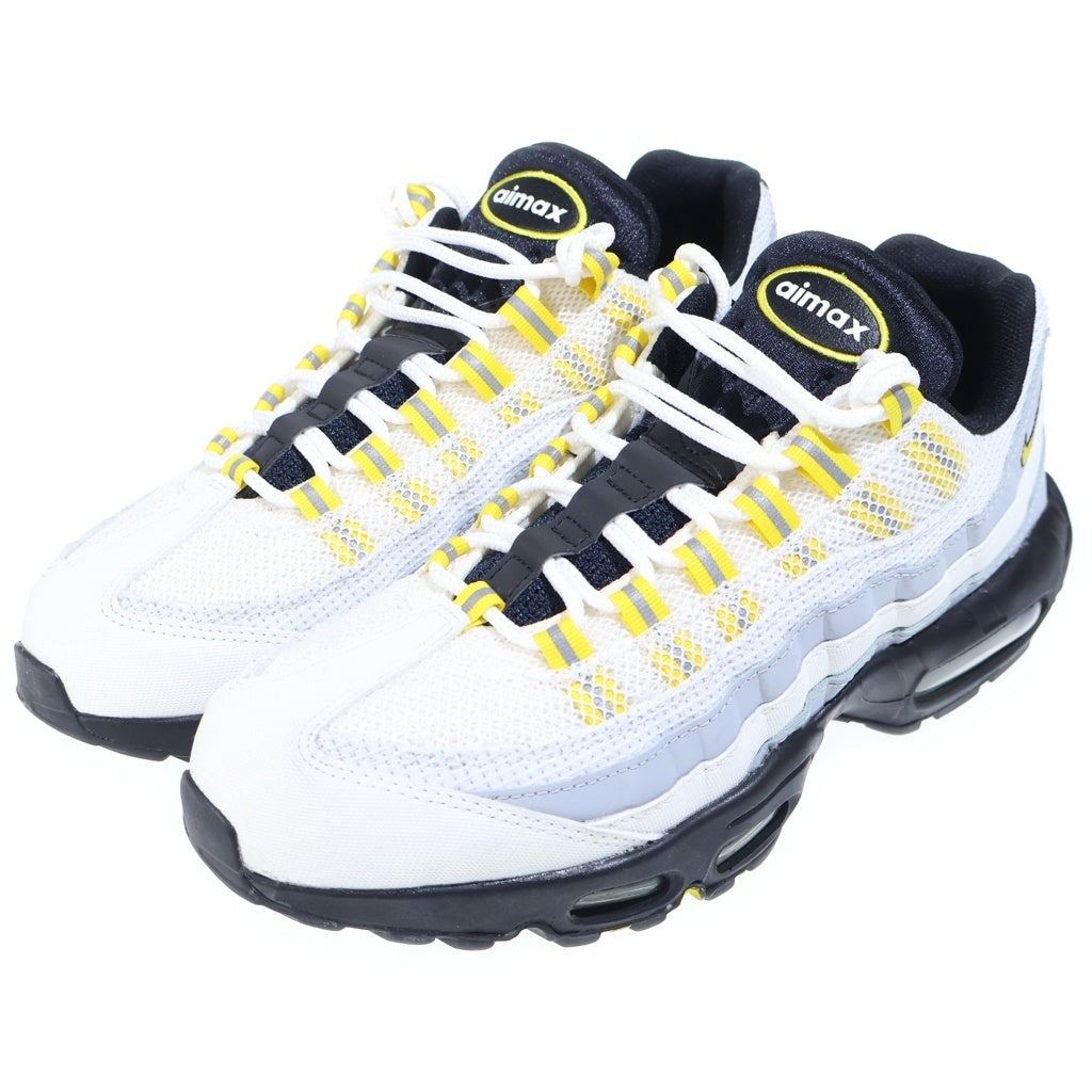 NIKE(ナイキ) AIR MAX 95 ESSENTIAL エアマックス95 エッセンシャル ローカットスニーカー ホワイト/イエロー US10/28cm DQ3982-100