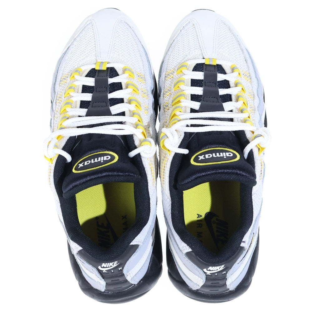 NIKE(ナイキ) AIR MAX 95 ESSENTIAL エアマックス95 エッセンシャル ローカットスニーカー ホワイト/イエロー US10/28cm DQ3982-100