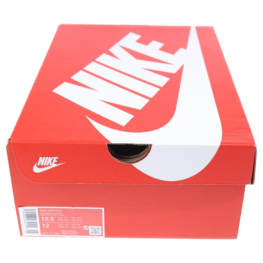 NIKE(ナイキ) SHOX R4 OG ショックスR4 ローカットスニーカー シルバー/ブラック US10.5/28.5cm BV1111-008