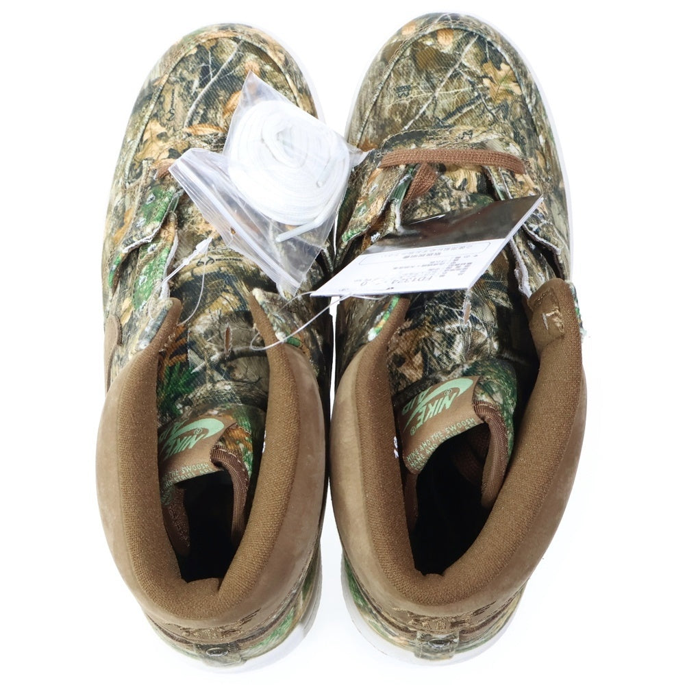 NIKE(ナイキ) JORDAN AIR SHIP SP REALTREE CAMO ジョーダン エアシップ リアルツリーカモ ハイカットスニーカー ブラウン US10/28cm FD1324-900