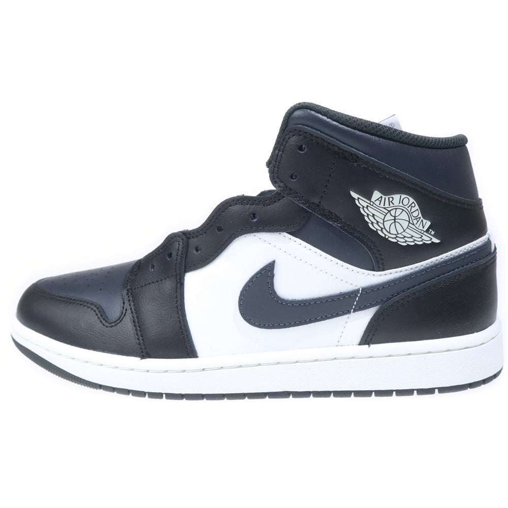 NIKE(ナイキ) AIR JORDAN1 MID エアジョーダン1 ミッドカットスニーカー ホワイト/ブラック US10.5/28.5cm DQ8426-010