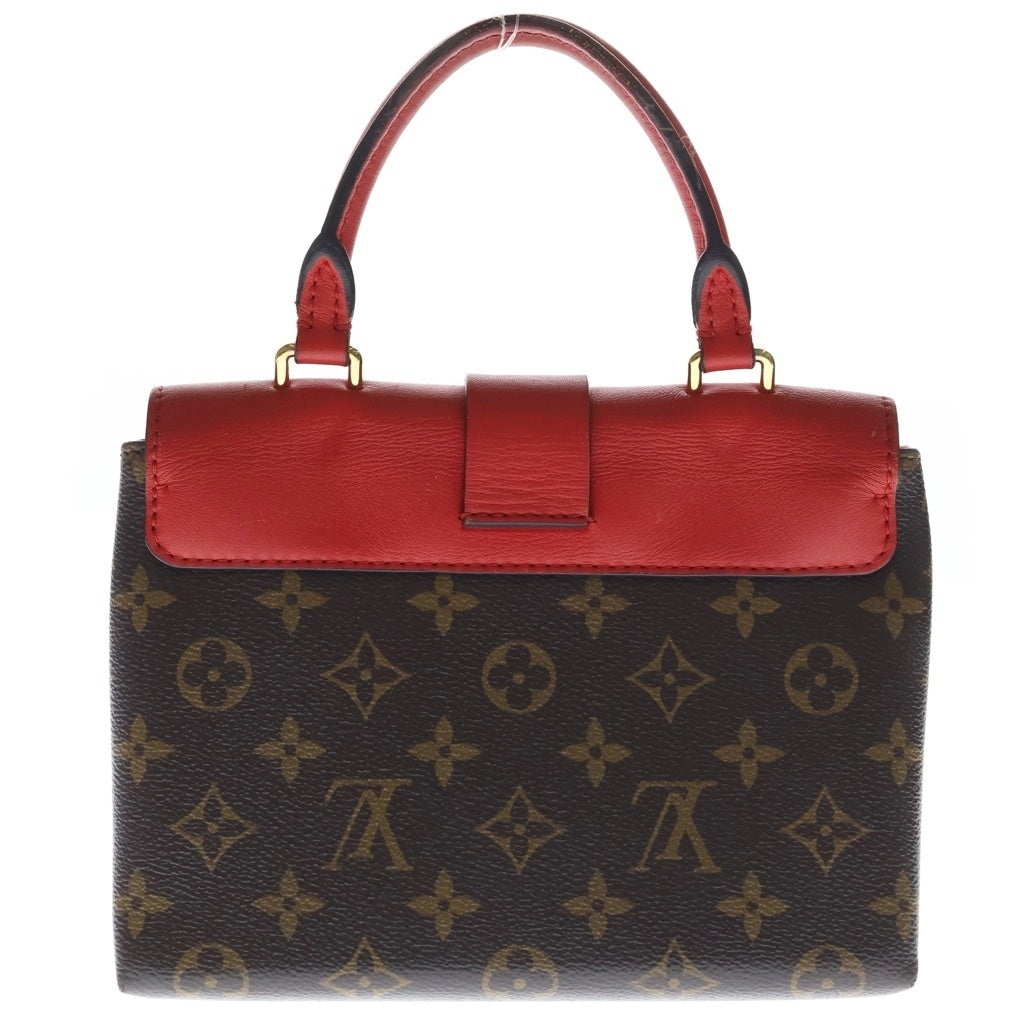 LOUIS VUITTON(ルイヴィトン) ロッキーBB モノグラム ゴールド金具 2WAY ショルダー ハンドバッグ ブラウン/レッド M44322 AA0139 レディース