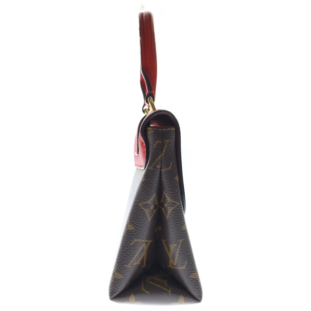 LOUIS VUITTON(ルイヴィトン) ロッキーBB モノグラム ゴールド金具 2WAY ショルダー ハンドバッグ ブラウン/レッド M44322 AA0139 レディース