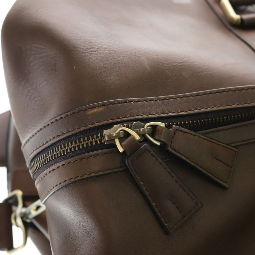 BREITLING(ブライトリング) WEEKENDER BAG ウィークエンダーバッグ カーフレザー 2Way ショルダー ボストンバッグ ブラウン