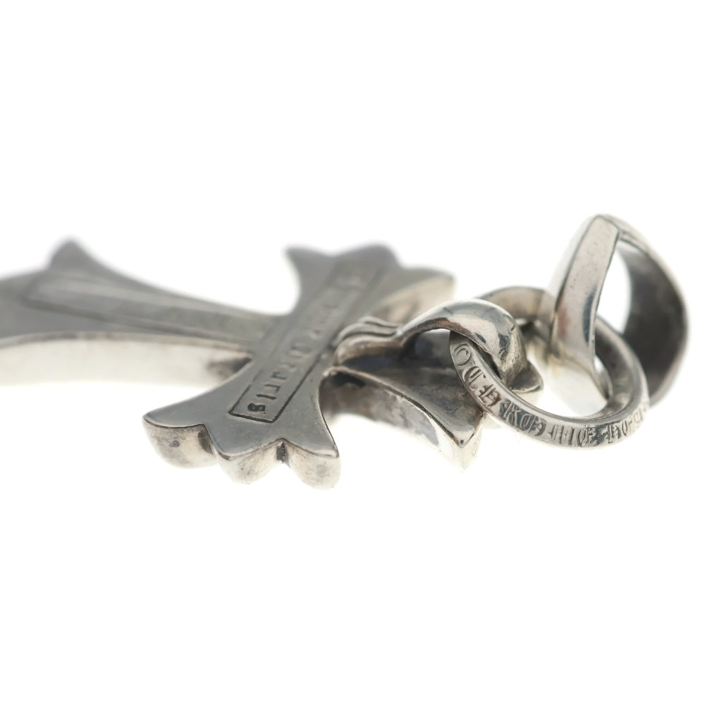 CHROME HEARTS(クロムハーツ) CH CRS SML W/BALE Wベイル スモールCHクロス ペンダントトップ シルバー BCA218