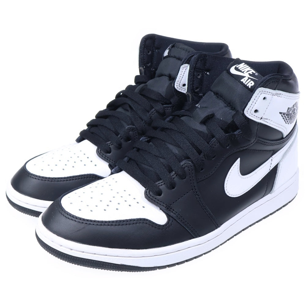 NIKE(ナイキ) AIR JORDAN 1 RETRO HIGH OG エアジョーダン1 レトロ ハイカットスニーカー ブラック/ホワイト US9.5/27.5cm DZ5485-010