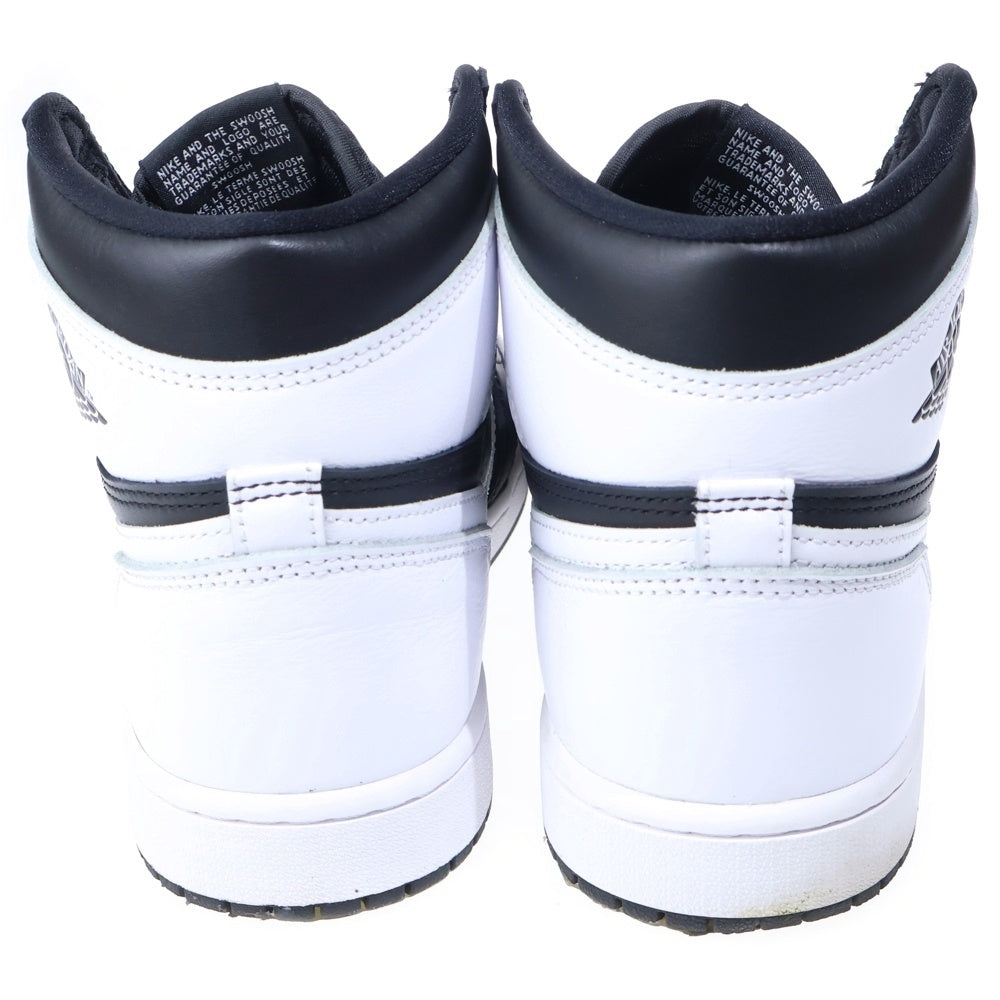 NIKE(ナイキ) AIR JORDAN 1 RETRO HIGH OG エアジョーダン1 レトロ ハイカットスニーカー ブラック/ホワイト US9.5/27.5cm DZ5485-010