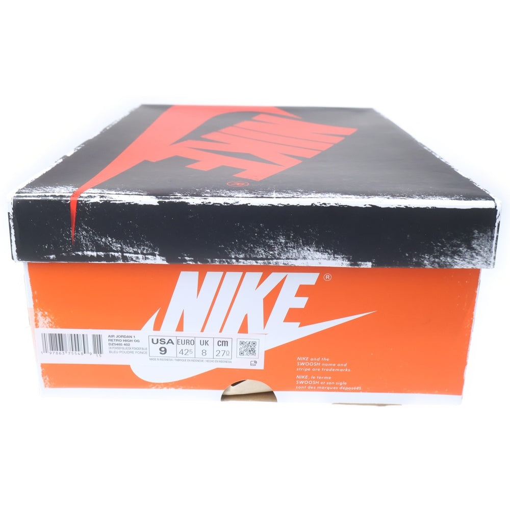NIKE(ナイキ) AIR JORDAN 1 RETRO HIGH OG UNC REIMAGINED エアジョーダン1 レトロ リイマジンド ハイカットスニーカー ブルー/ホワイト US9/27cm DZ5485-402