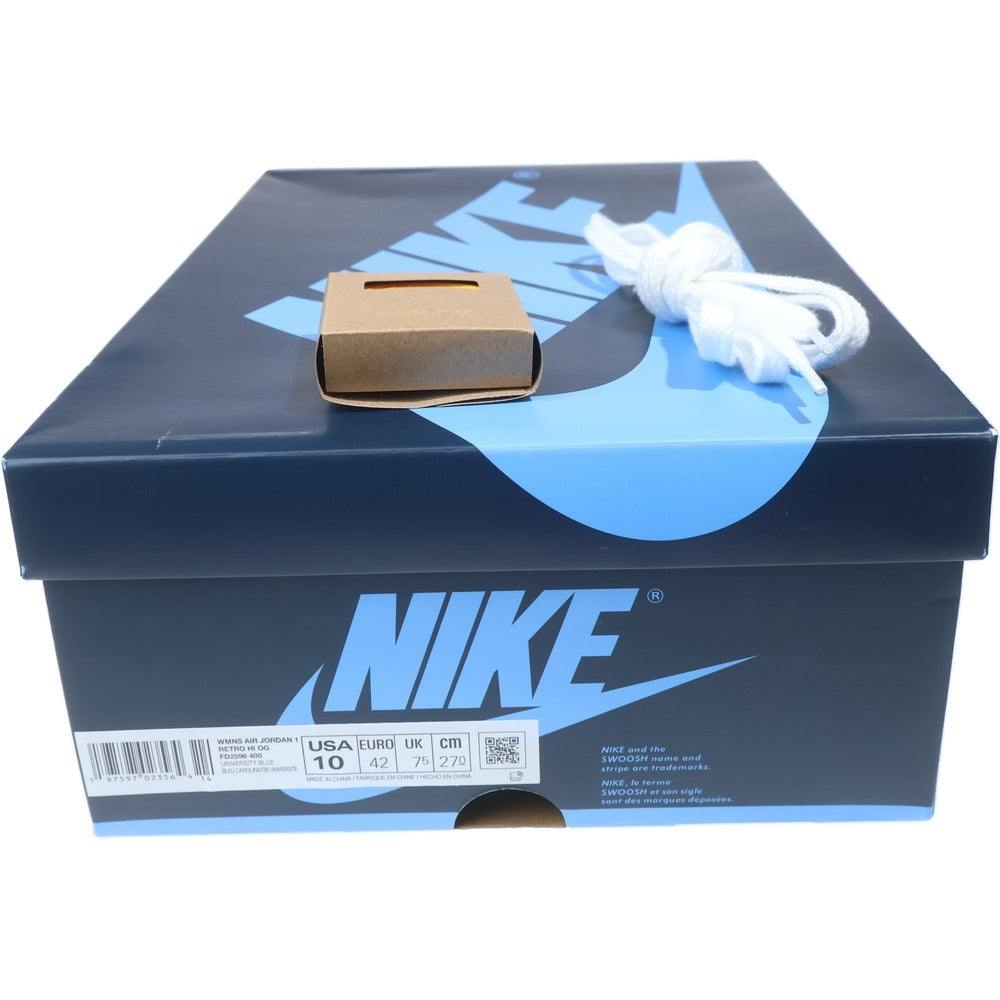 NIKE(ナイキ) WMNS AIR JORDAN 1 RETRO HI OG FIRST IN FLIGHT ウィメンズ エアジョーダン 1 ファーストインフライト ハイカットスニーカー US10/27cmFD2596-400