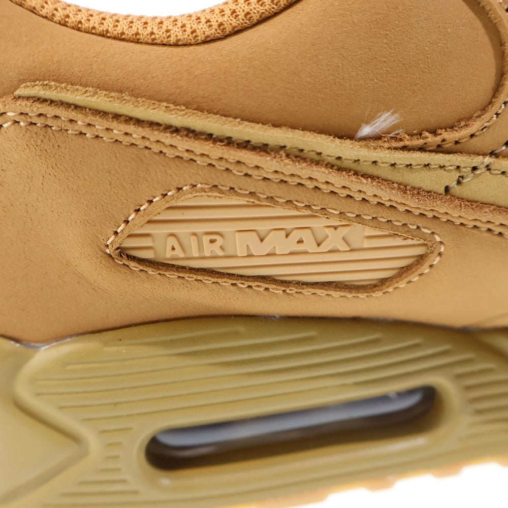 NIKE(ナイキ) AIR MAX 90 PRM FLAX GUM LIGHT BROWN WHEAT エアマックス90フラックス ライトブラウンウィート ローカットスニーカー US9.5/27.5cm FZ5102-299