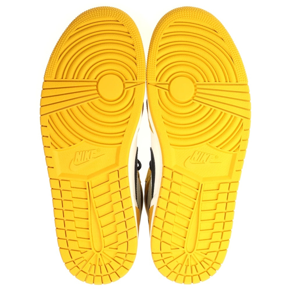 NIKE(ナイキ) AIR JORDAN 1 RETRO HIGH OG YELLOW OCHRE エアジョーダン レトロ オークル ハイカットスニーカー イエロー/ホワイト US9/27cm DZ5485-701