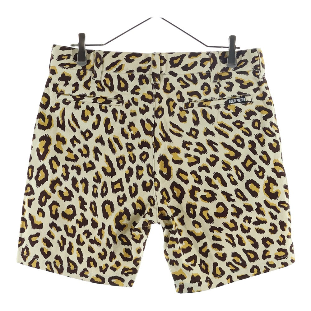 WACKO MARIA(ワコマリア) 15SS レオパード コットンショーツ ハーフパンツ イエロー 15SS-P-03