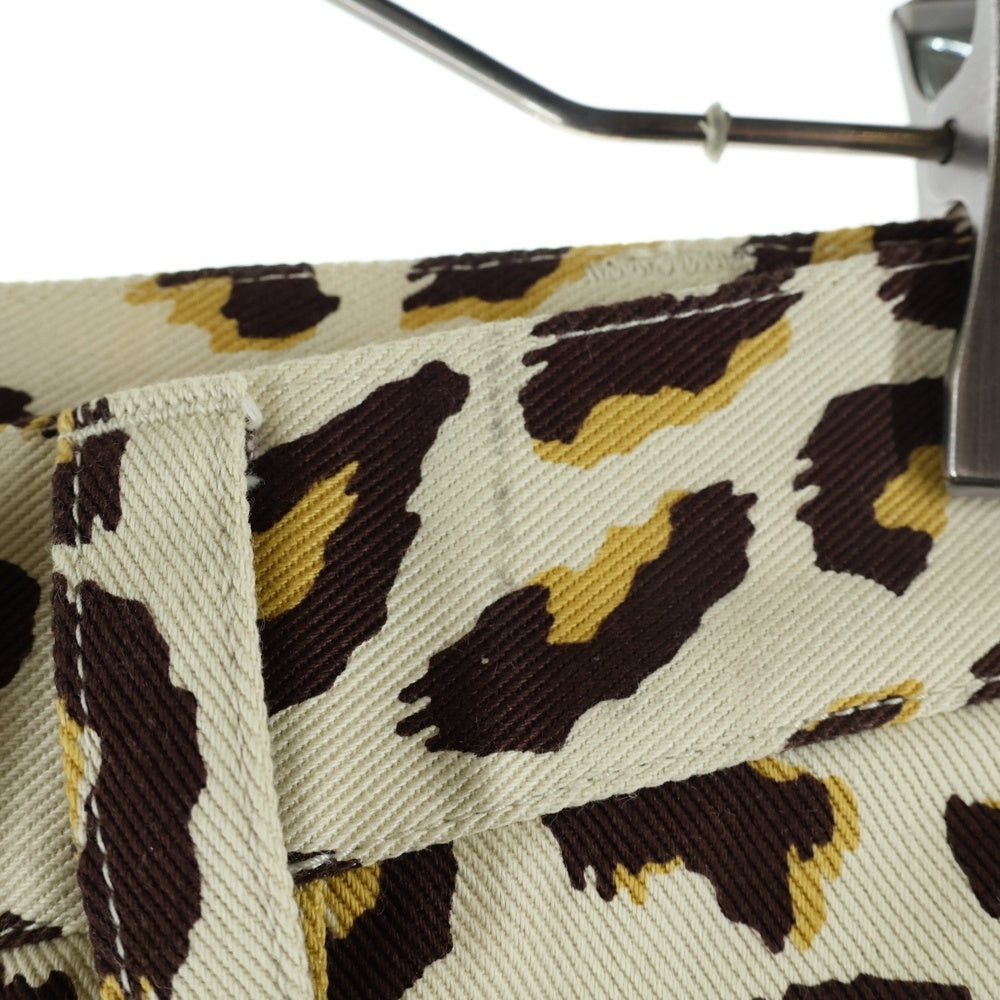 WACKO MARIA(ワコマリア) 15SS レオパード コットンショーツ ハーフパンツ イエロー 15SS-P-03
