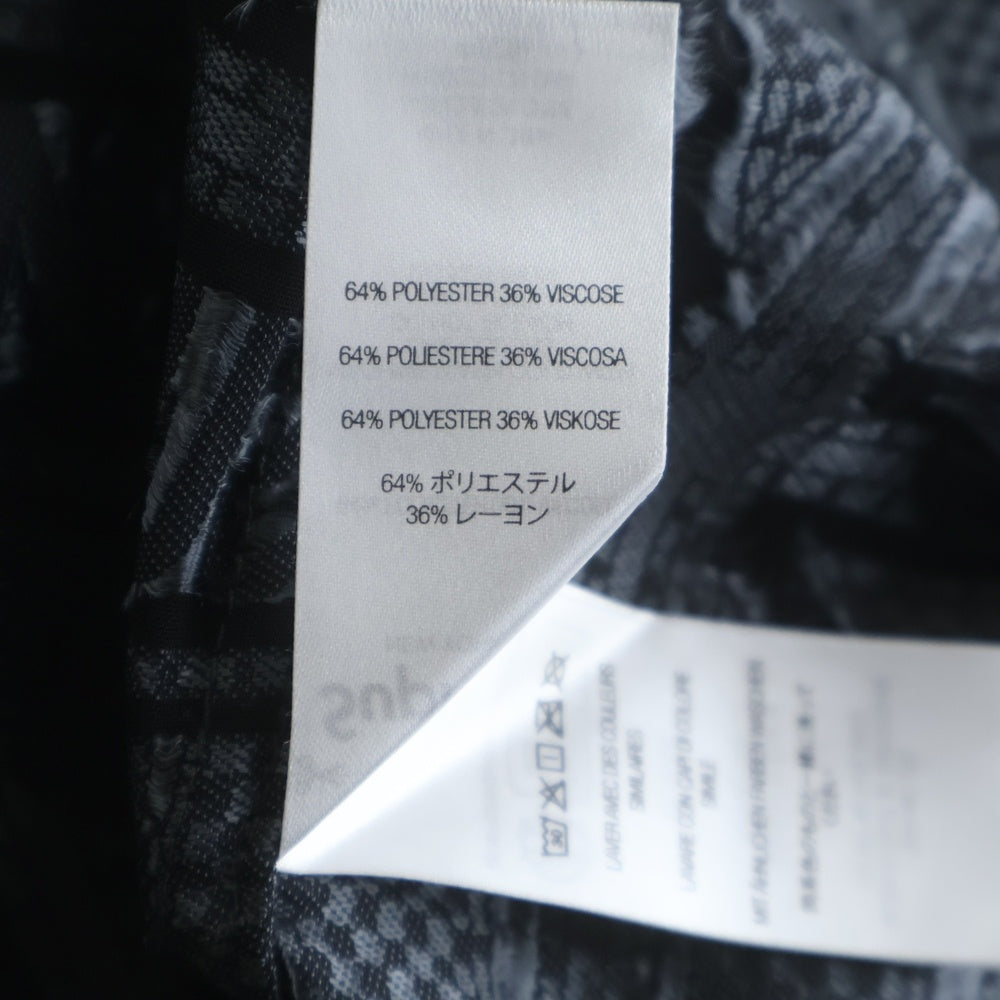 SUPREME(シュプリーム) 24SS Tray Jacquard S/S Shirt トレイ ジャガード レーヨン混 半袖シャツ ブラック