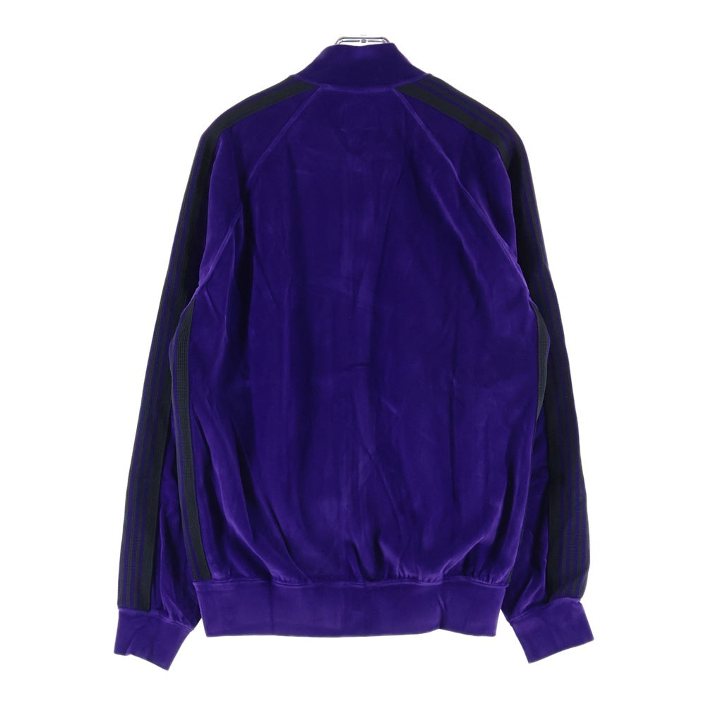 Needles(ニードルス) 23AW R.C.TRACK JACKET C PE VELOUR サイドライン ベロア トラックジャケット パープル NS251