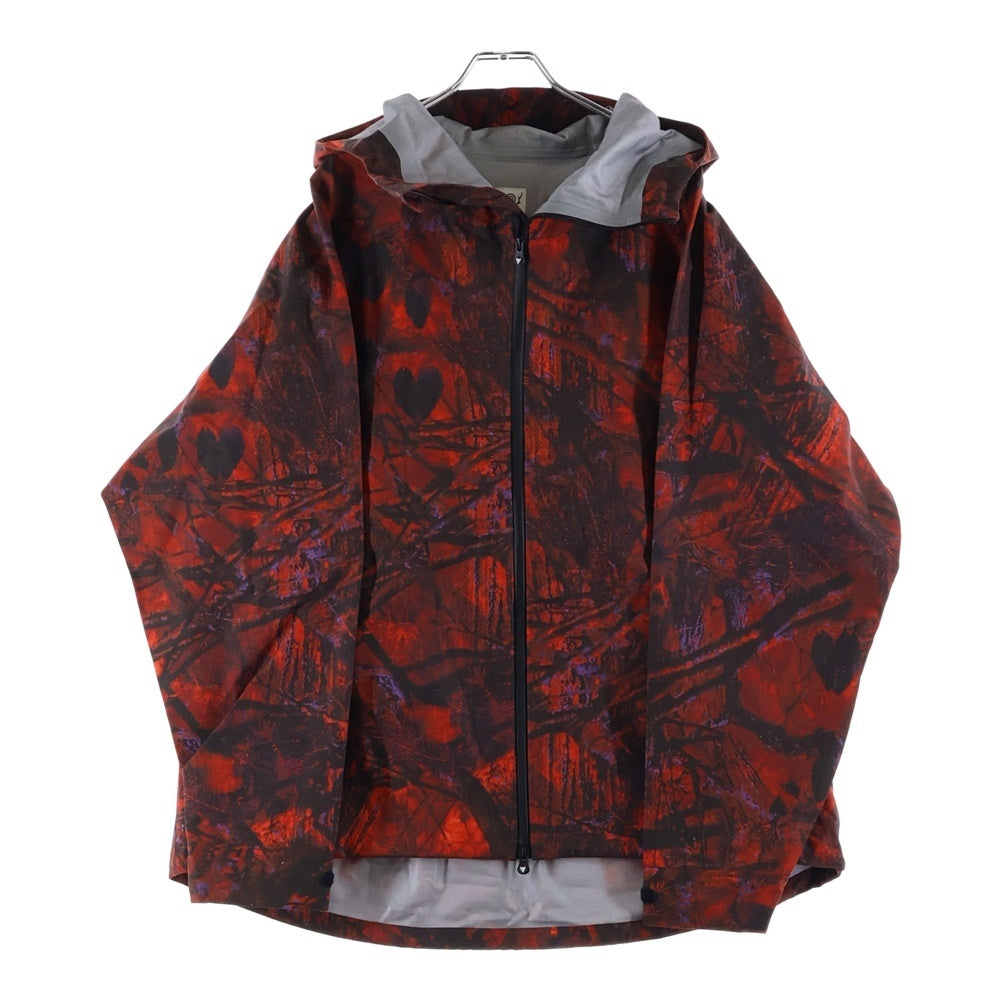 SOUTH2 WEST8(サウス2ウエスト8) WEATHER EFFECT JACKET COTTON RIPSTOP コットン リップストップ ウェザー エフェクト フーデッドナイロンジャケット レッド MR684