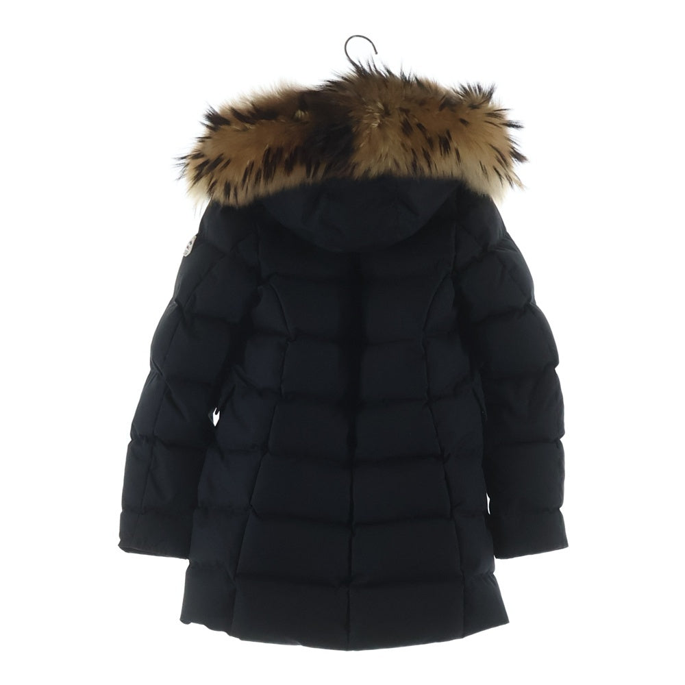 PYRENEX(ピレネックス) GRENOBLE FUR グレノーブル ファーフーデッド ダウンコート ジャケット ブラック レディース W19P1 CFJPN1800062