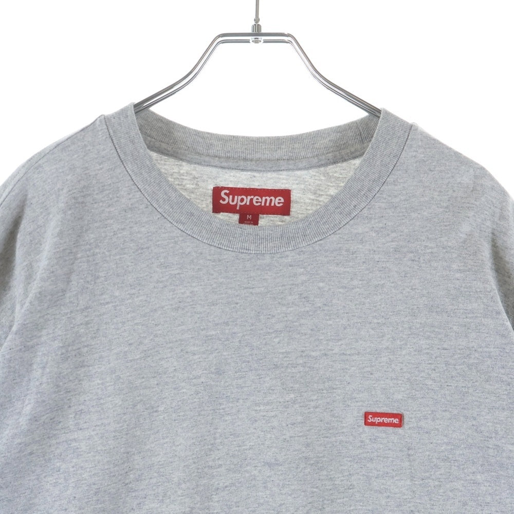 SUPREME(シュプリーム) 23AW Small Box Logo L/S Tee スモール ボックスロゴ クルーネック長袖Tシャツ カットソー グレー