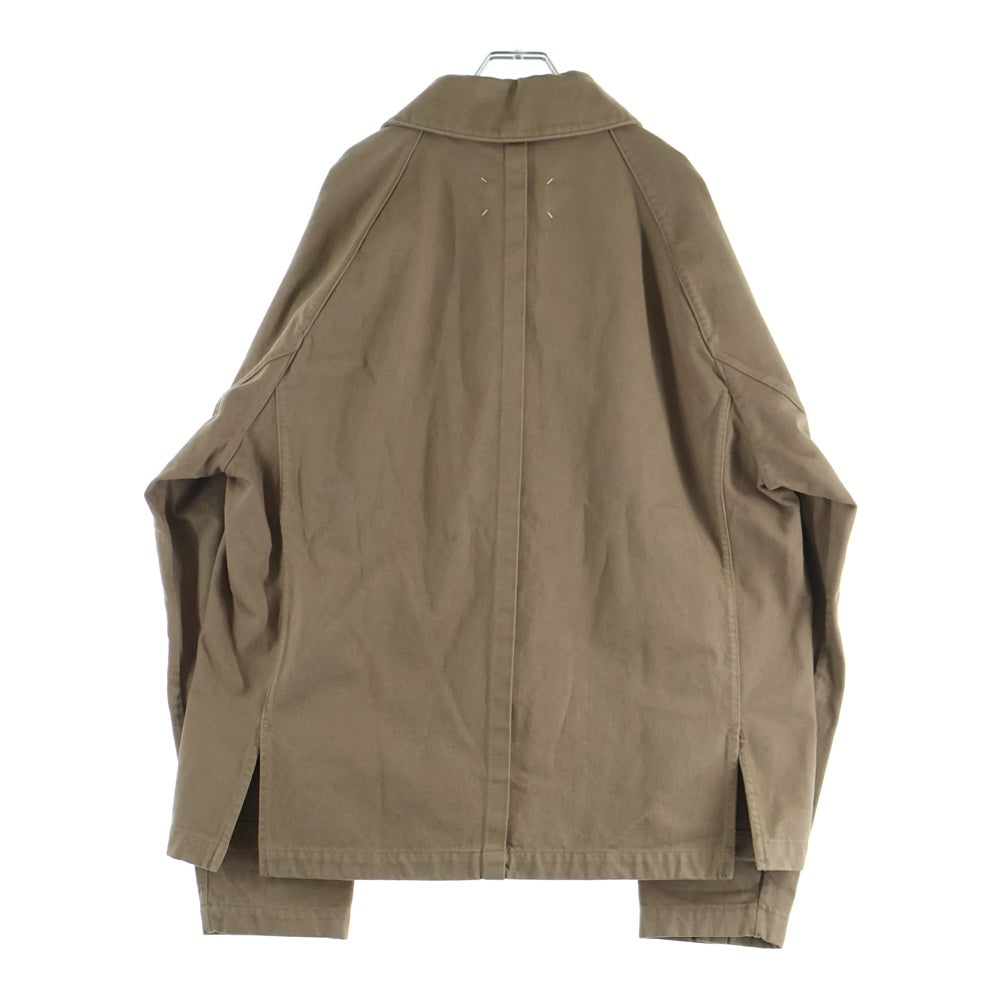 Maison Margiela(メゾンマルジェラ) 18SS DENIM WORK JACKET デニム ワークジャケット カバーオール ベージュ S50AM0316