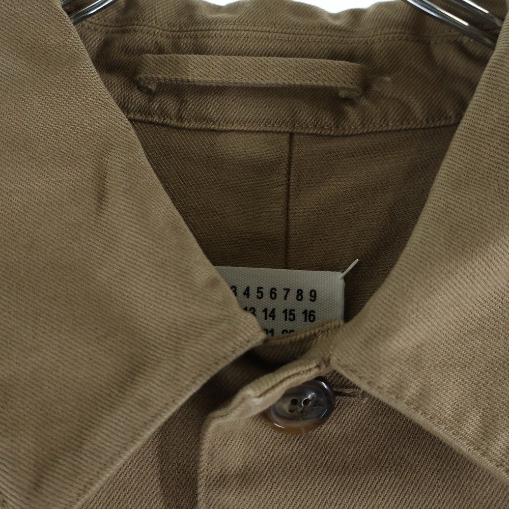 Maison Margiela(メゾンマルジェラ) 18SS DENIM WORK JACKET デニム ワークジャケット カバーオール ベージュ S50AM0316