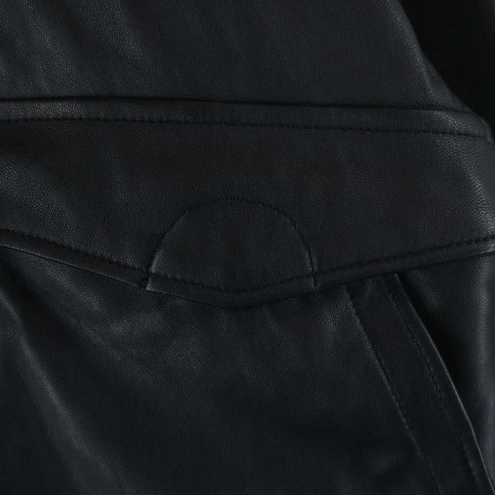 YOKE(ヨーク) Leather Stand Collar Blouson レザースタンドカラーブルゾン ジャケット ブラック