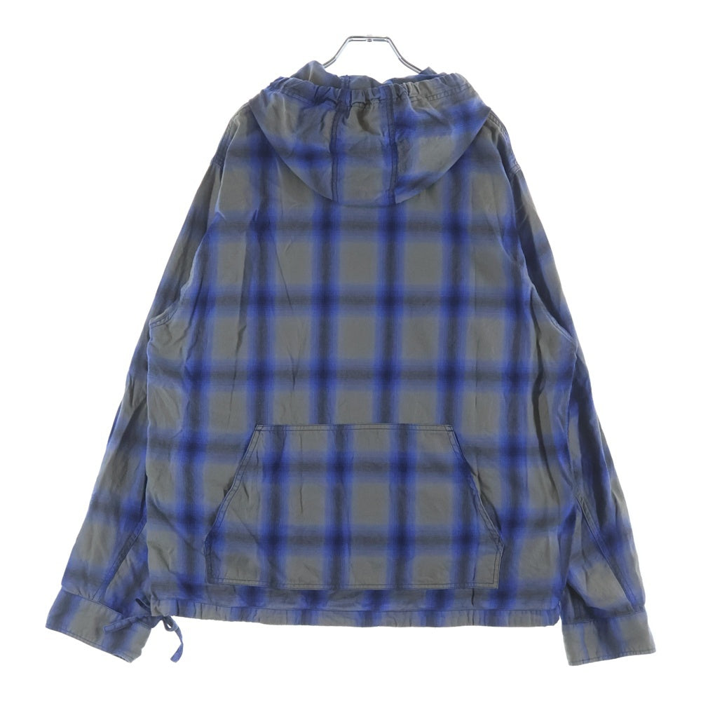 bal(バル) PULLOVER MEXICAN HOODED SHIRT プルオーバー メキシカンフーデッドシャツ ブルー