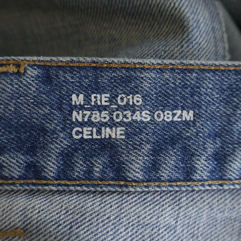 CELINE(セリーヌ) Wesley Jeans in Zuma Wash Denim ウェスリージーンズ ズマウォッシュ デニムパンツ 2N785034S